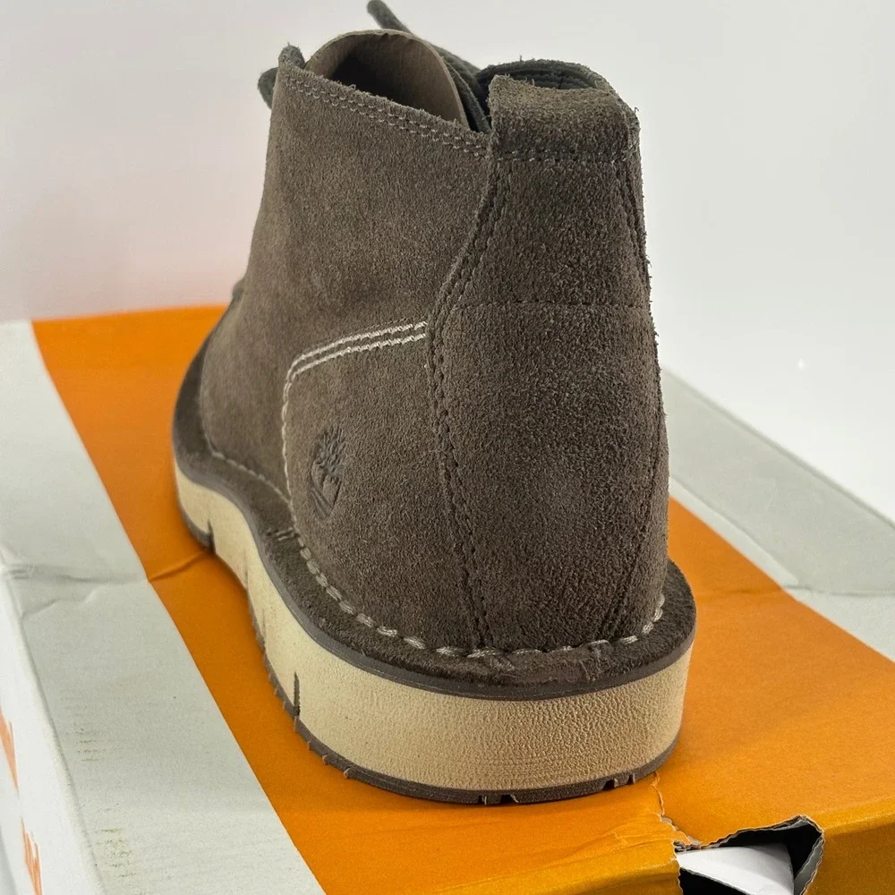 Timberland Westmore Mid Lace Chukka Boot Mens 8.5 Canteen Brown Suede SensorFlex